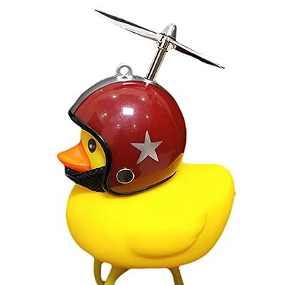 Cute Rubber Duck Toy Car Ornaments Yellow Duck Car Dashboard Decorations  Bike Gadgets with Propeller Helmet,Squeeze Duck Bicycle Horns with  Propeller Helmet-9 Style - Yahoo Shopping