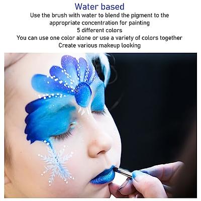 Soluble Body Face Painting Kit Professional Facepaint Makeup Kids Activated  Eyeliner Palette