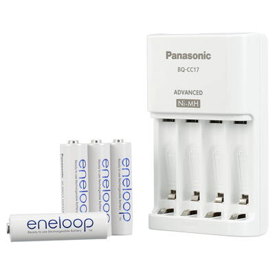 Panasonic eneloop AA Rechargeable NiMH Batteries and Individual Quick  Charger K-KJ55MCA4BA - Yahoo Shopping