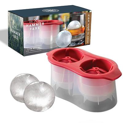 Hammer & Axe Ice Mold 2 Sphere, Red - Yahoo Shopping