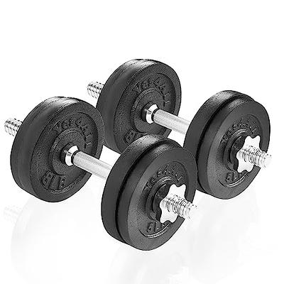 US Weight 105 Pound Barbell Weight Set for Home Gym Adjustable Weight Set  with Two Dumbbell Bars and Full 6 Ft Bar - Yahoo Shopping