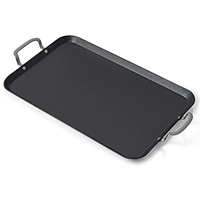 Chef's Secret Stovetop Griddle Pan - Stainless Steel Nonstick