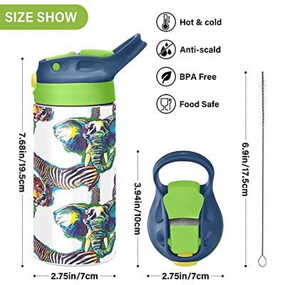 Elephant Tumbler With Lid, Stainless Steel Insulated Water Bottle