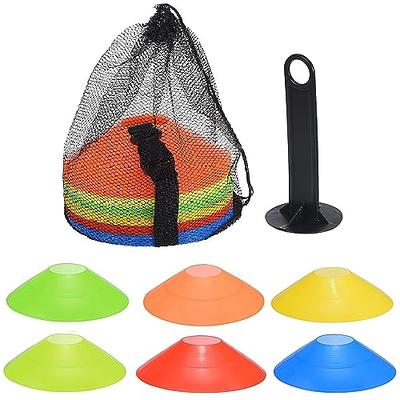 12 Orange Disc Cones Soccer Football Track Field Marking Coaching Practice