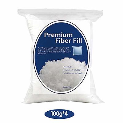 POLYESTER FIBER STUFFING Pillow Filling Washable Polyfill Crafts 10 lb  White New