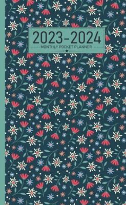 2023 2024 pocket planner: 2 year Pocket Calendar January 2023 to