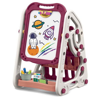  Weudear Kids Easel, Kids Toys Rotatable Double Sided