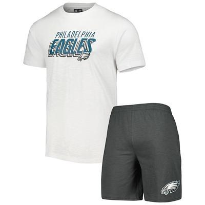 Women's Concepts Sport White/Charcoal Miami Dolphins Sonata T-Shirt &  Leggings Sleep Set