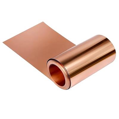 99.9% Pure Copper Strip Copper Foil Roll  0.01/0.02/0.03/0.04/0.05/0.06/0.08-1mm X 5Meters/16.4Feet Copper Metal  Sheet for Crafts, Power Cable, Meter, Repairs, Electrical  (0.05mm*100mm,Length 5Meters) - Yahoo Shopping