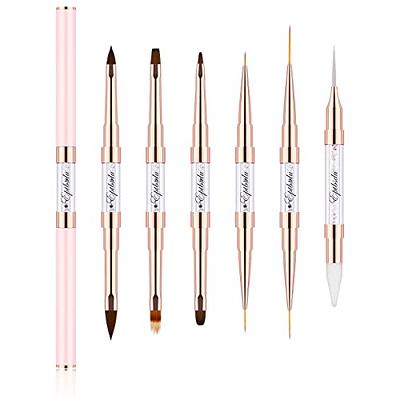  10 Pieces White Nail Pencils 2-In-1 Nail Whitening