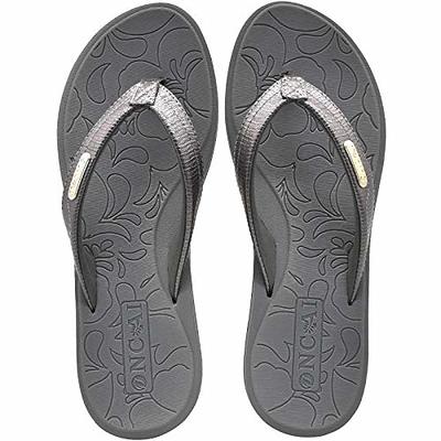  ONCAI Flip Flops For Women Yoga Mat Non-Slip Thong Sandals  Summer Beach Slippers