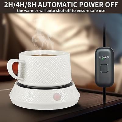 Ceramic Coffee Mug Warmer Set, Electric Candle Wax Warmer, Coffee Warmer  for Desk, 3 Timed Thermos Setting for Heating Coffee, Beverage, Milk, Tea  and Hot Chocolate-Birthday Gifts（with Cup） - Yahoo Shopping