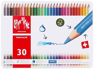 Caran d'Ache Pencils Supracolor Watercolor - Tin Case - 30 assorted colors