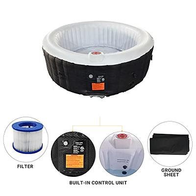 WEJOY AquaSpa Hot Tub Air Jet Spa 4-6 Person Blow Up Portable Hot Tub with  130 Bubble Jets Inflatable Outdoor Heated Round Hot Tub Spa - Yahoo Shopping