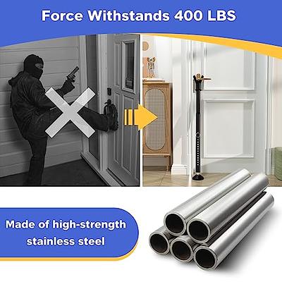 SecurityMan 2-in-1 Adjustable Door Knob Jammer, Sliding Patio Door Security  Bar Constructed of 43.5 in. Tall High Grade Iron Black SECURITYBARB - The  Home Depot