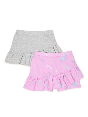 365 Kids From Garanimals Girls Ruffle Scooter Skirts, 2-Pack, Sizes 4-10 -  Yahoo Shopping