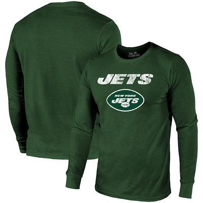 Men's Majestic Green New York Jets V Tie-Dye T-Shirt