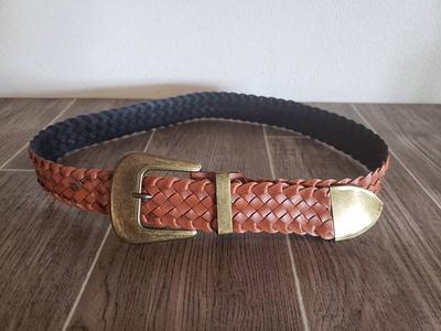 Braid Belt Full Grain Braided Leather Belts for Men's Gift 