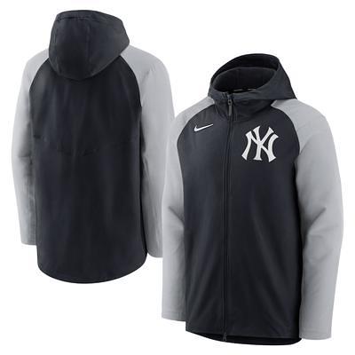 Nike Springer (MLB New York Yankees) Men's Short-Sleeve Pullover Hoodie.