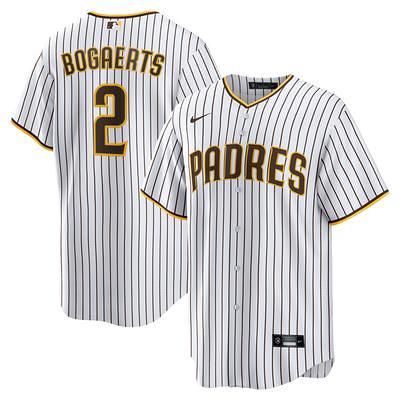 Men's Nike Xander Bogaerts Brown San Diego Padres Name & Number T-Shirt
