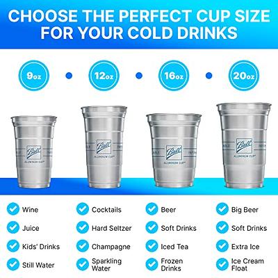 Ball Aluminum Cup | The Ultimate 100% Recyclable Cold-Drink Cup | 20 oz.  Cup