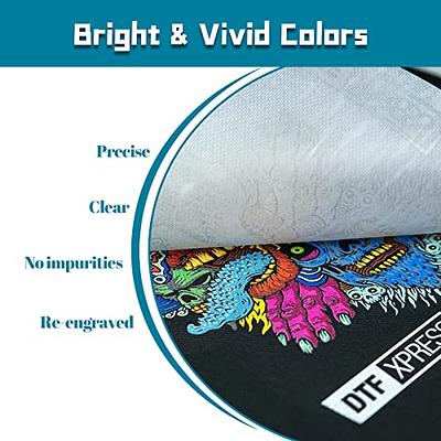 Carbcolords DTF Transfer Film-A4(8.3 x 11.7) 30 Sheets Pet Clear Pretreat Sheets-Heat Transfer Paper for Dyi Direct on T-shirts Textile