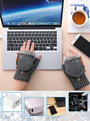 Electric 5V USB Heated Gloves for Men Women-Stay Warm with Cold