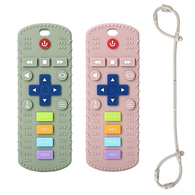 Eoopoon Silicone Baby Teething Toy, TV Remote Control Shape Baby