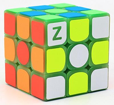 AMAZA 3x3 Fluorescent Speed Cube 3x3x3 Glow in Dark Luminous Speed