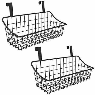 NEX 4 Tier Storage Cart with Mesh Basket Black