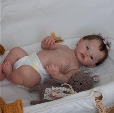 18 Full Body Silicone Reborn Baby Doll Silicone Baby doll Newborn Girl  Dolls