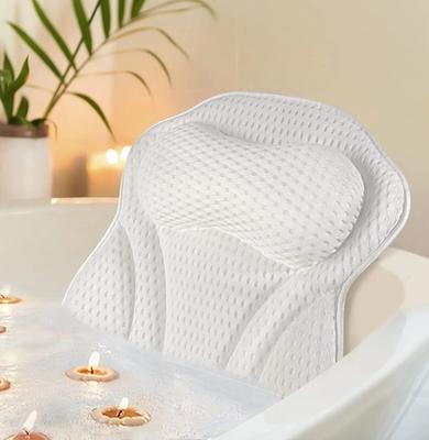 Olaemuo Bath Pillow Ergonomic Bathtub Pillow, Bath Bathtub Pillows for Tub  for Head and Neck Support