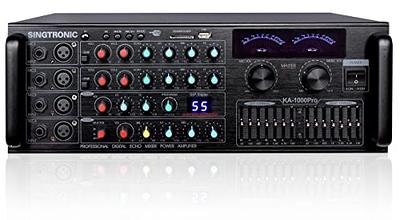 Professional 12 Channel 8000W Power Mixer 24-bit FX Processor