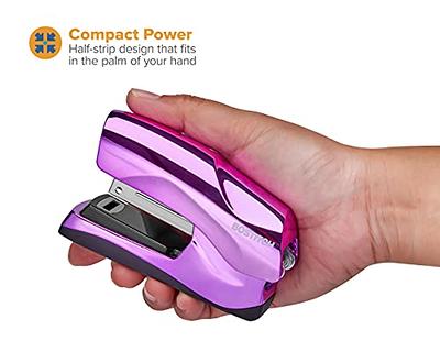 Bostitch Office Heavy Duty Stapler, 40 Sheet Capacity, No Jam, Half Strip,  Fits into the Palm of Your Hand, For Classroom, Office or Desk, Metallic  Purple - Yahoo Shopping