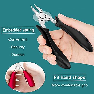 XIORRY Ingrown Toenail Clippers (Upgrade), Steel Nail Clippers for  Professional Podiatrist, Unique Long Handle Curved Blade Tool for Thick &  Ingrown Nails, Suitable for Men, Women and Elderly (Black) - Yahoo Shopping