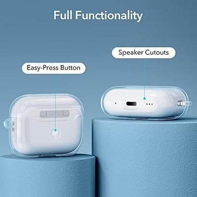 ESR for AirPods Pro Case (2023/2022/2019, 2nd/1st Gen), Compatible with  Airpods Pro 2 (USB-C/Lightning Cable), MagSafe Ready, Magnetic Lid Lock,  Full