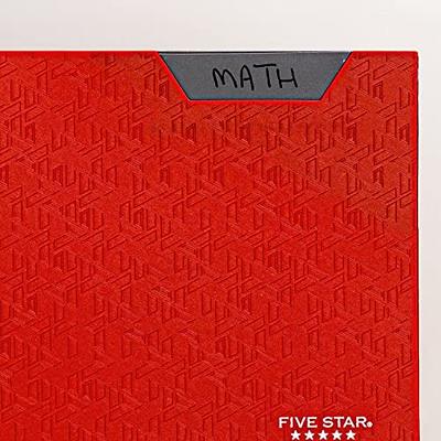 Five Star 2 Pocket Folder, Stay-Put Folder, Plastic Colored Folders with  Pockets & Prong Fasteners for 3-Ring Binders, For Home School Supplies &  Home