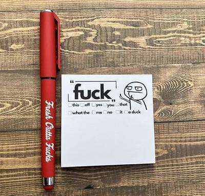 FUN CLUB - Fresh out of Fucks Pen Set (funny, sweary, office, gift) – Art &  Joy Studios