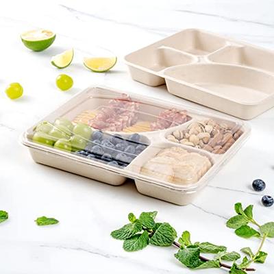 Restaurantware LIDS ONLY: Pulp Tek Lids For To Go Trays, 100