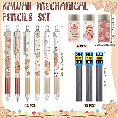 Kawaii Cute Cartoon Mechanical Pencil Set with Lead Refill and