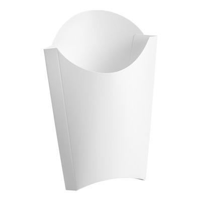 Choice 5.5 oz. Medium White Paper Scoop / Tray - 50/Pack