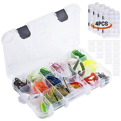 Double-Sided Tackle Box,2 Sided Tackle Box,Deep Waterproof Fishing Lure  Bait Hooks Fishing Tackle Accessory Storage Box with Adjustable Dividers  (Double Sided-44 Compartments) - Yahoo Shopping