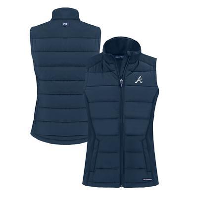 Kansas City Royals Cutter & Buck Evoke Hybrid Eco Softshell Recycled  Full-Zip Vest - Navy