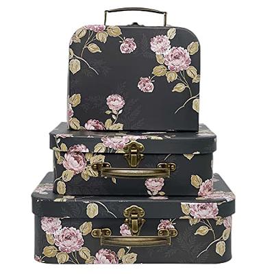 Ohiyoo Hat Box Hat Storage Box 16 x 8 Travel Hat Box Hat Boxes with Lids Round Hat Boxes for Women Storage Hat Foldable Box for Travel Stuffed Animal