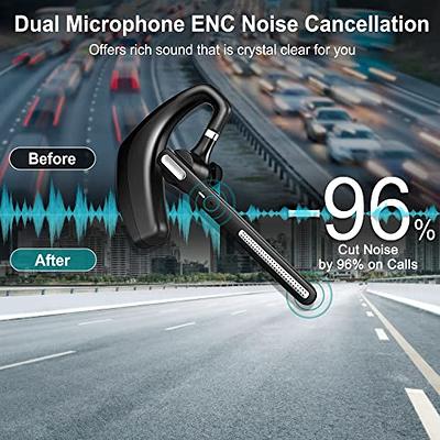 Bluetooth Headphones with Microphone, YAMAY M20 Wireless Headset with Noise  Cancelling Mic for Cell Phones PC Tablet Home Office