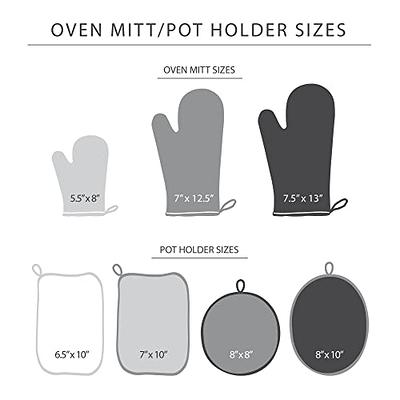 KitchenAid Asteroid 2-Pack Mini Oven Mitt Set Grey