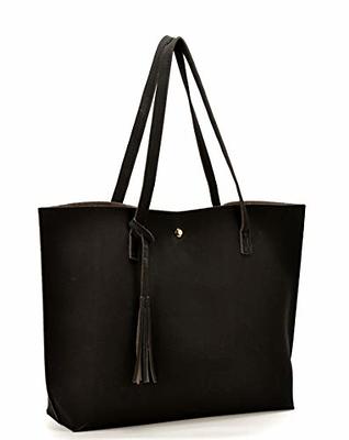 Oct17 Women's Tassels Leather Tote Bag