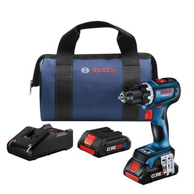 Bosch 18V Compact 1/2in Drill/Driver Kit with 2 2Ah SlimPack