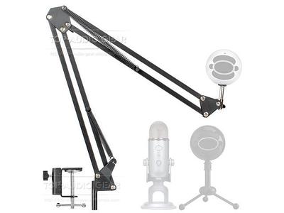 Hemmotop 22in Magic Arm with Super Clamp, Articulating Arm Pipe and Desk  Mount, Flexible Microphone Arm 360° Rotation, Mic Arm for Blue Yeti  Snowball