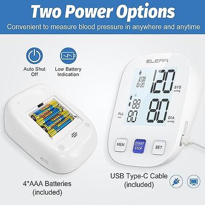 Blood Pressure Monitor XL Wrist Cuff 5.3-8.5 Inches, Automatic Accurate BP  Monitor with Large Screen Display, 120 Reading Memory, Irregular Heartbeat  Detector, Home Use Digital Blood-Pressure Machine 